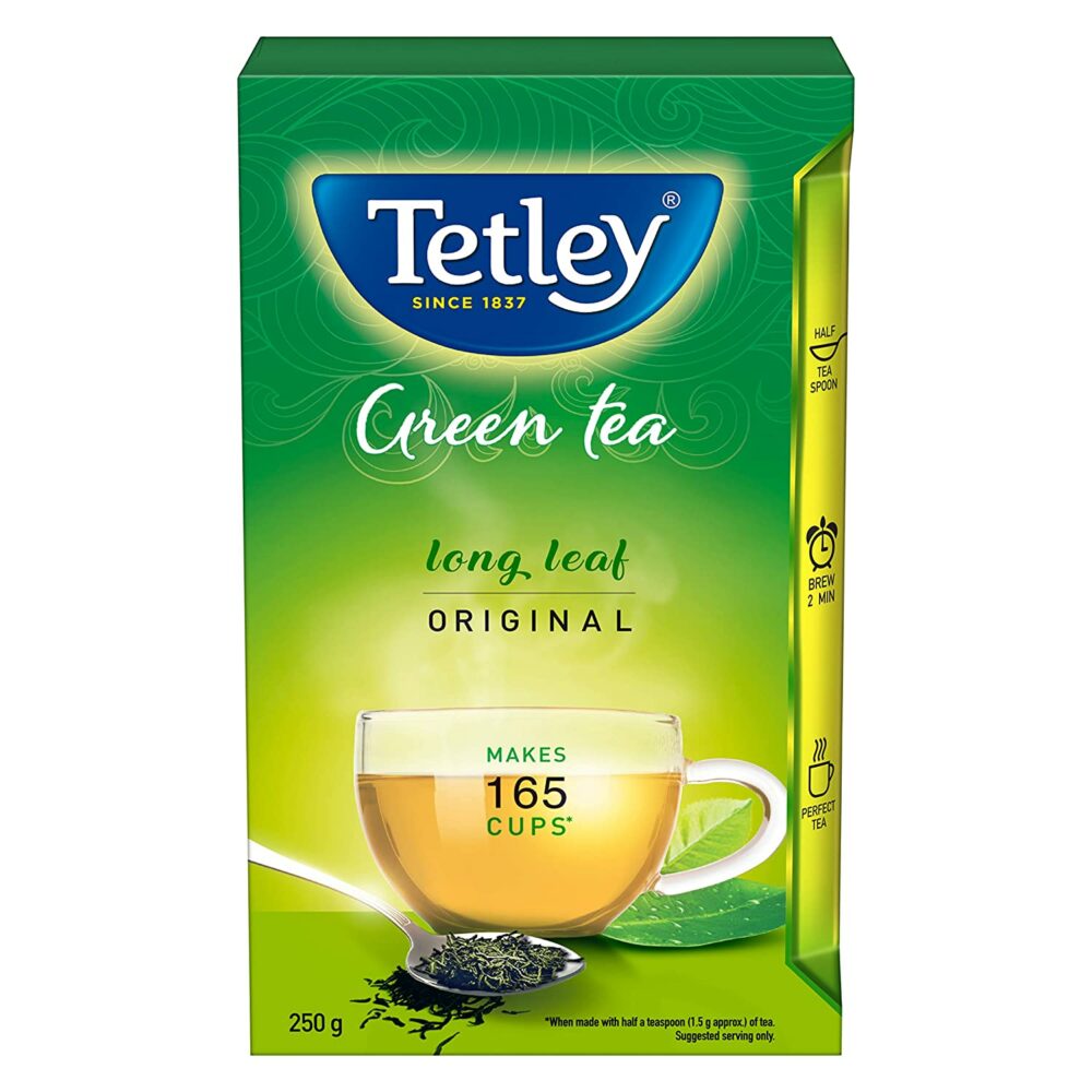 Tetley Long Leaf Green Tea, 250g